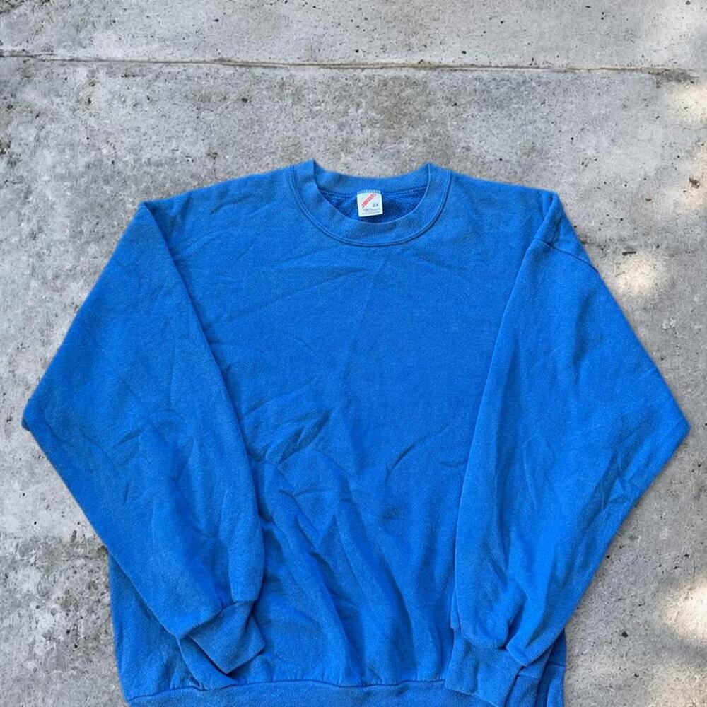Vintage Jerzees Blue Crewneck Sweatshirt – 2XL